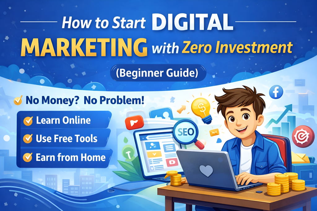 How to Start Digital Marketing with Zero Investment