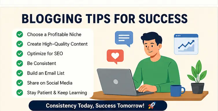 blogging tips for beginners to grow and earn money
