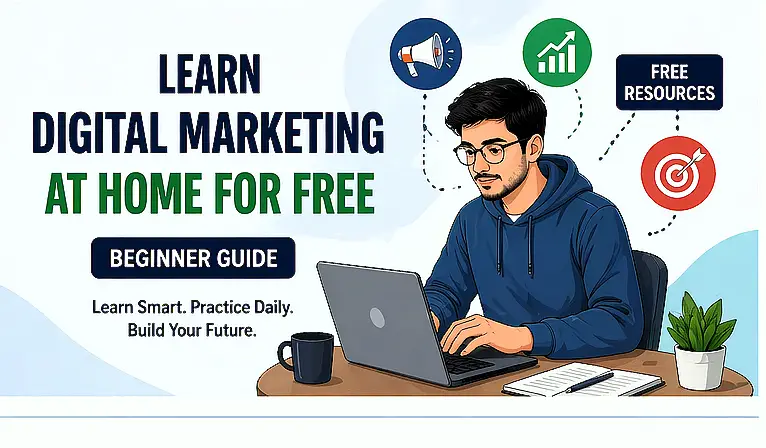 learn digital marketing at home for free 