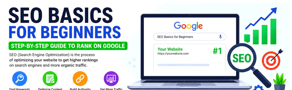 seo basics for beginners step by step guide to rank on google