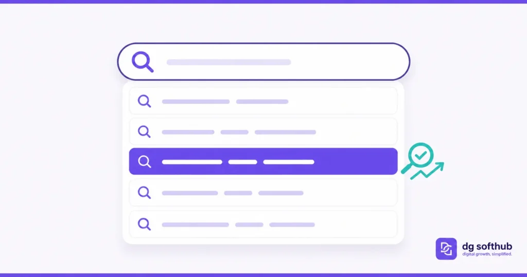keyword suggestions for SEO blog post research Google autocomplete showing keyword suggestions for SEO blog post research
