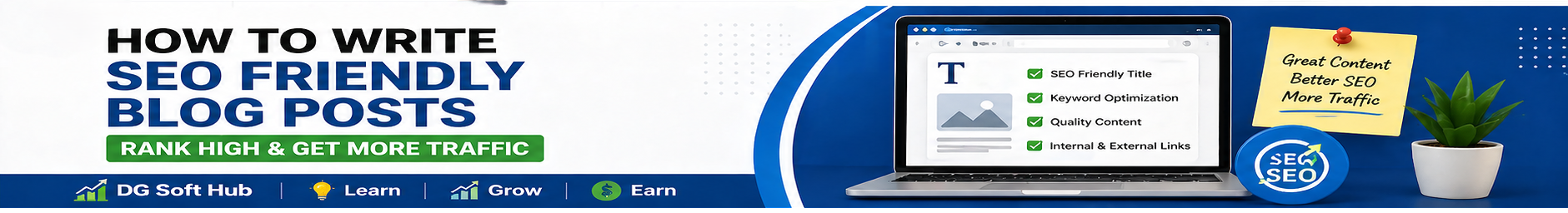 Write SEO Friendly Blogpost-Rank High & Get More Traffic.