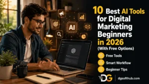 best ai tools digital marketing beginners 2026
