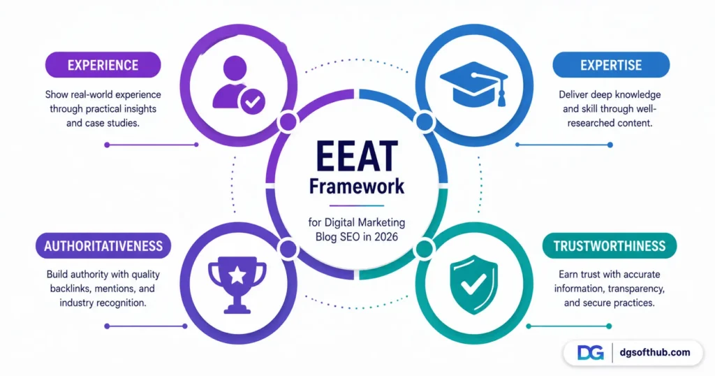 eeat framework digital marketing blog seo 2026