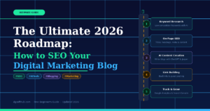 The Ultimate 2026 SEO Roadmap for Digital Marketing Beginners — Step-by-Step Guide